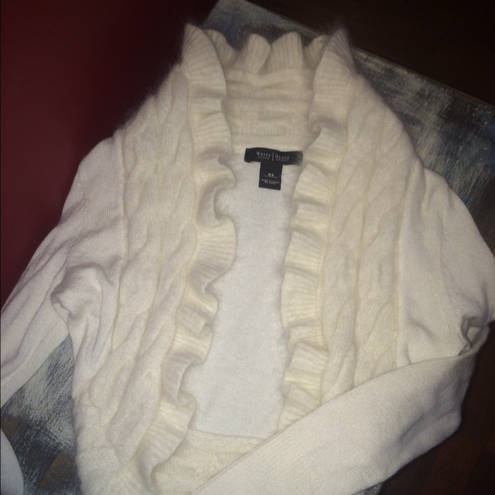 Gorgeous WHBM Ivory Cardigan